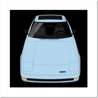 RX-7 1st gen - Light Blue Posters and Art